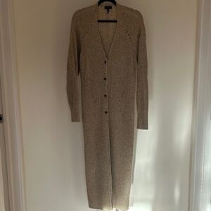 rag & bone Neutral Speckled Knit Cardigan